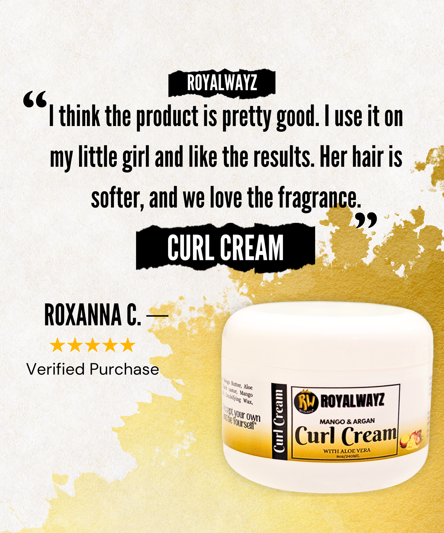 Mango & Argan Curl Cream